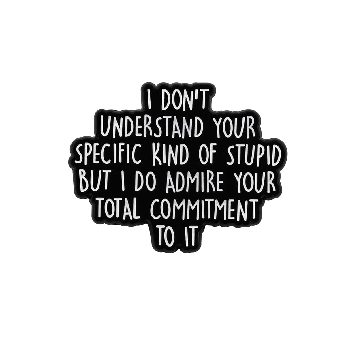 English Quotations Enamelled Brooches Backpack Lapel Badges Fashion Jewelry Accessories Festival Souvenir Gifts For Women
