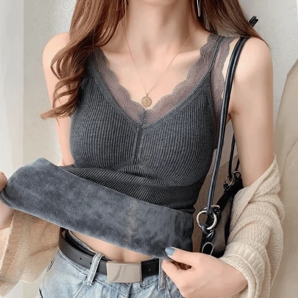 Thermal Seamless Plush Base Layer Vest