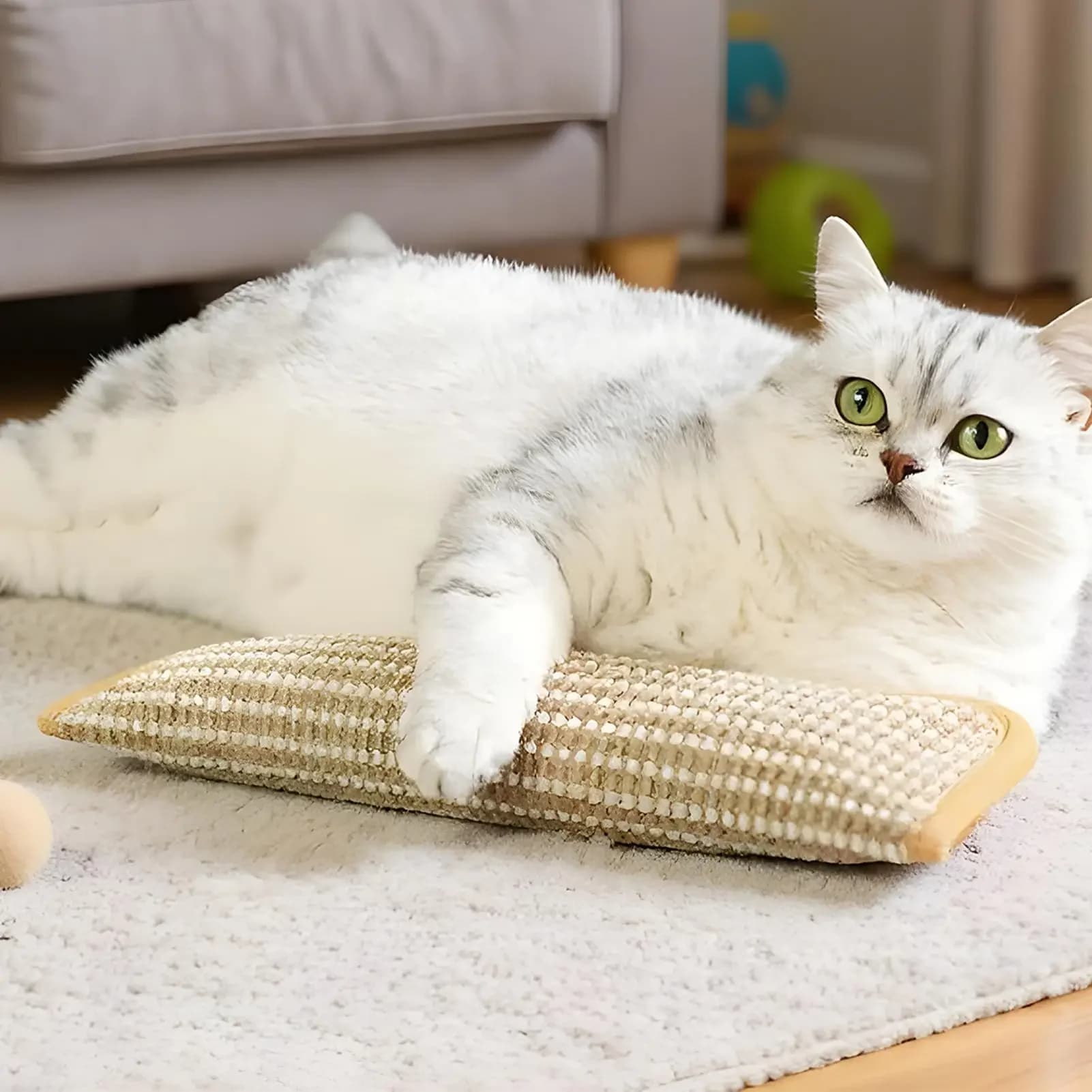 Cat Scratcher Interactive Toys for Cat Catnip Pillow Kitten Claw Grinder Scratching Post for Cats Chew Bite Toys Pet Supplies