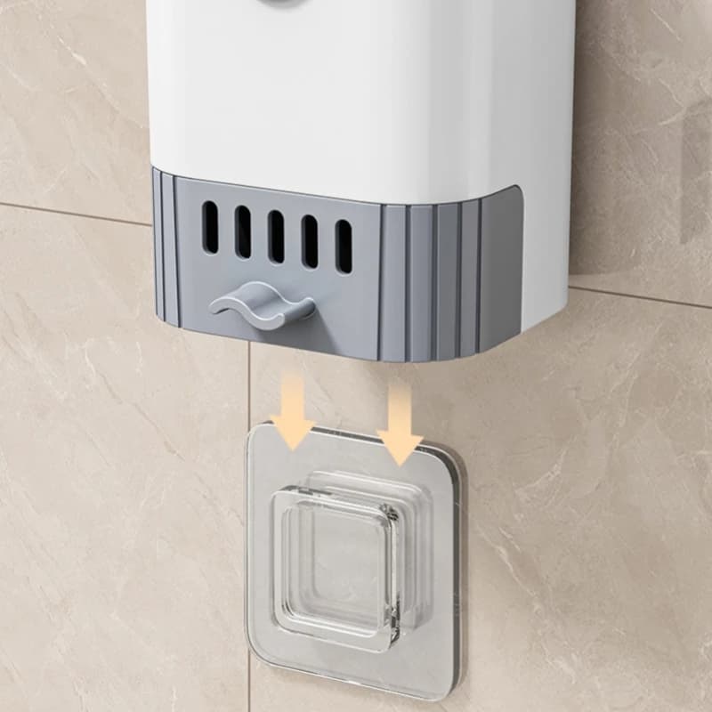 Wall Mounted Toilet Brush with Long Handle
