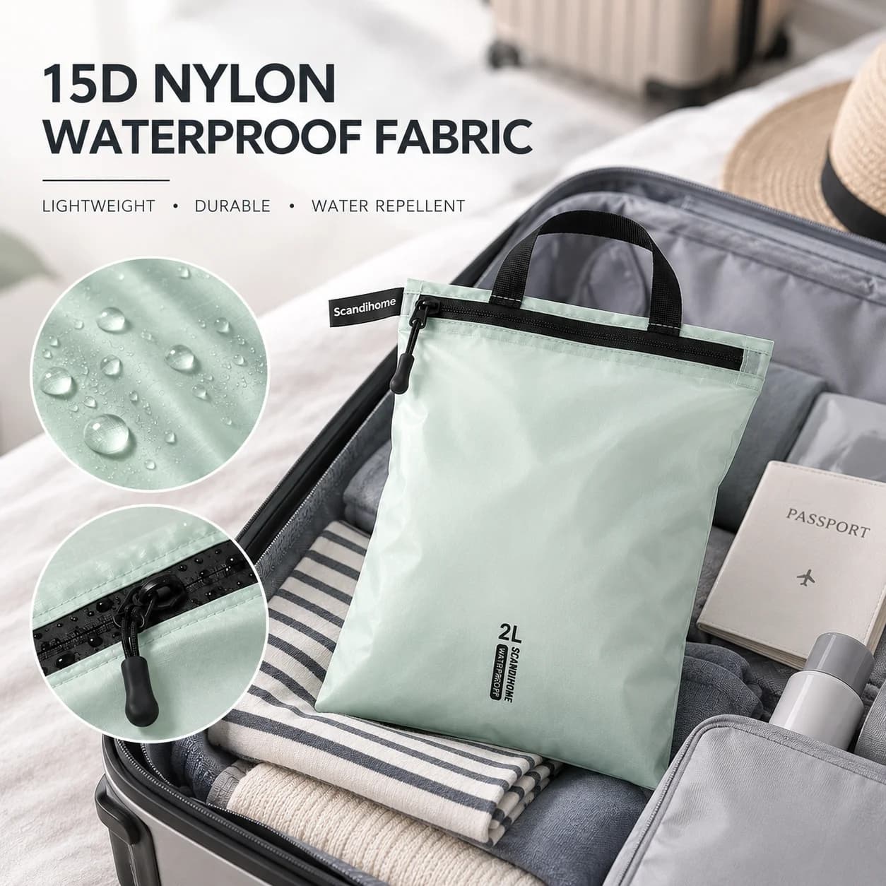 Waterproof Luggage Organizer Packing Cubes