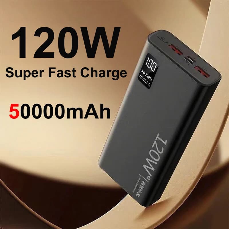 50000mAh 120W Super Fast Charging Power Bank