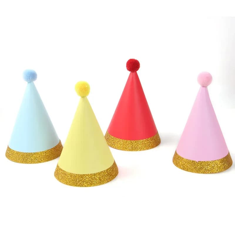 Party Paper Hats Baby Shower   Funny Cake Caps Photo Props Adult Children's Ornament  Cosplay Wedding Birthday