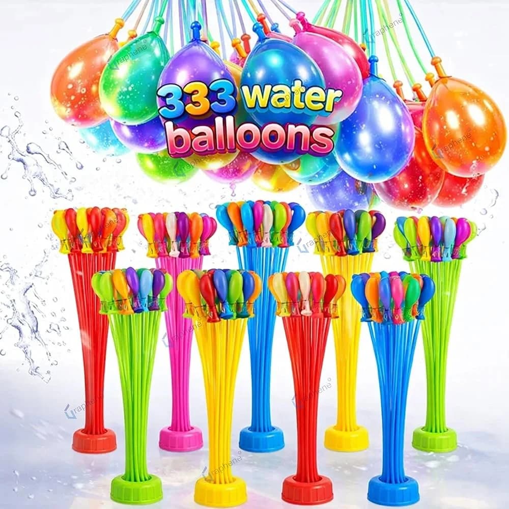 Fast Fill Water Balloons, 111-Piece Set