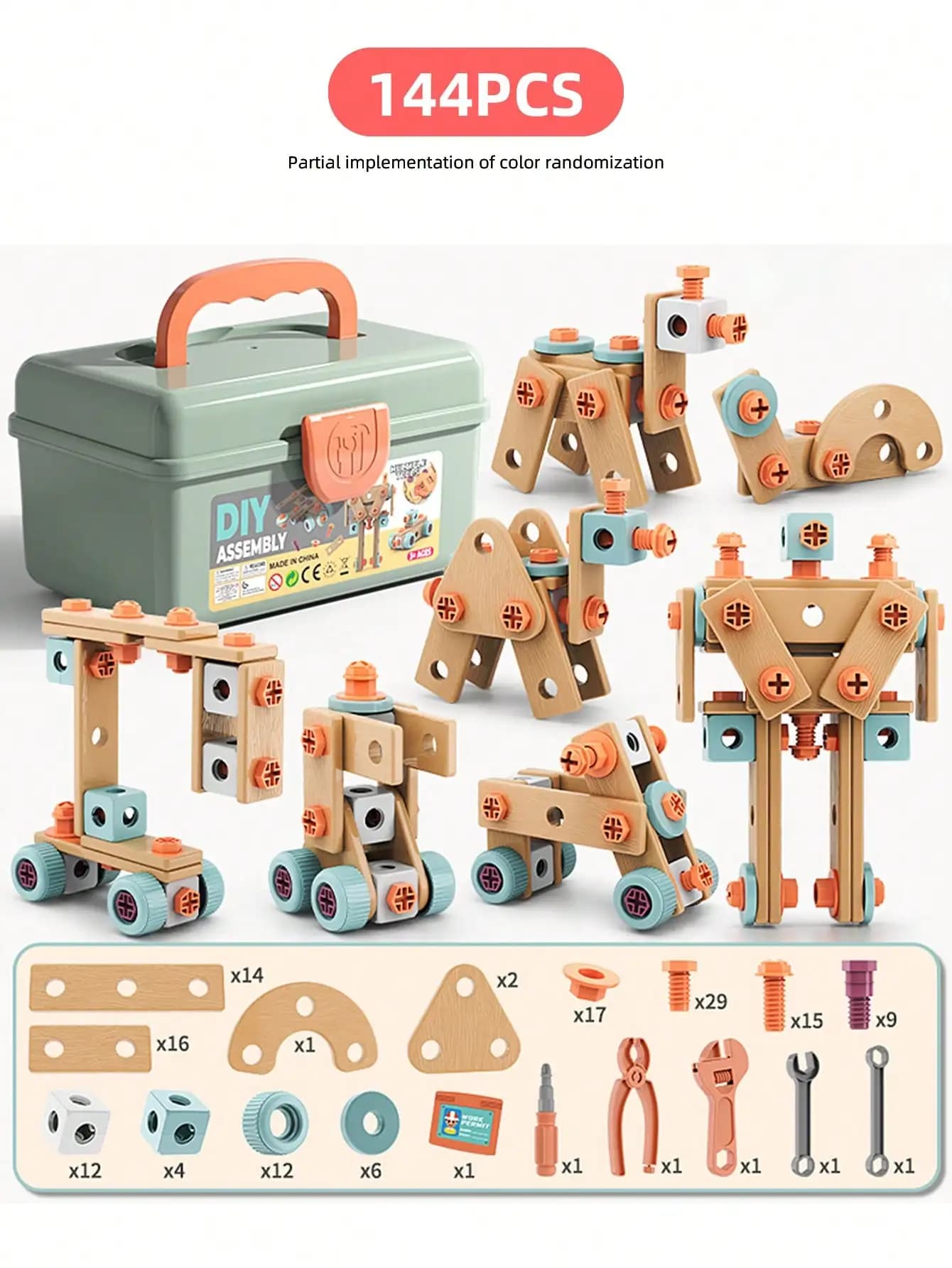 Kids Tool Set DIY Nut Assembly Toy