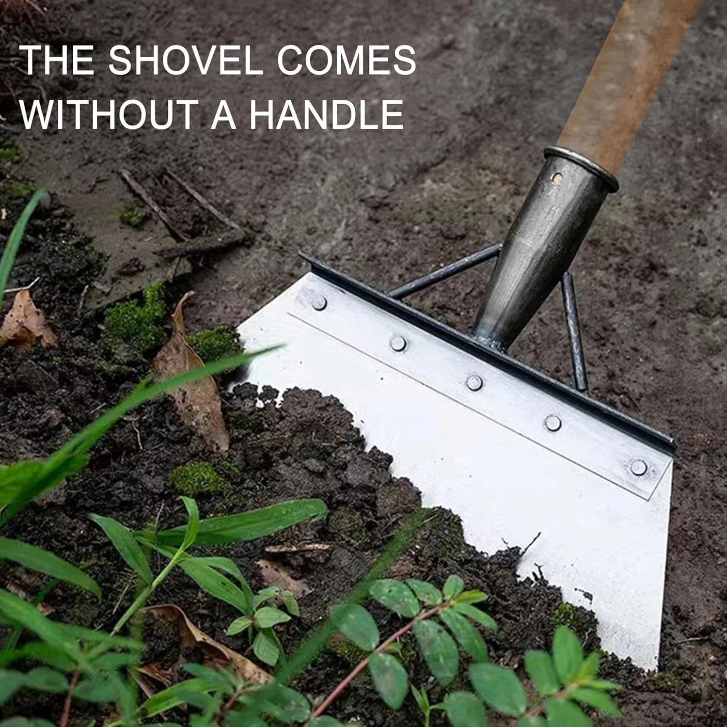 Square Flat Garden Spade 10 Inch