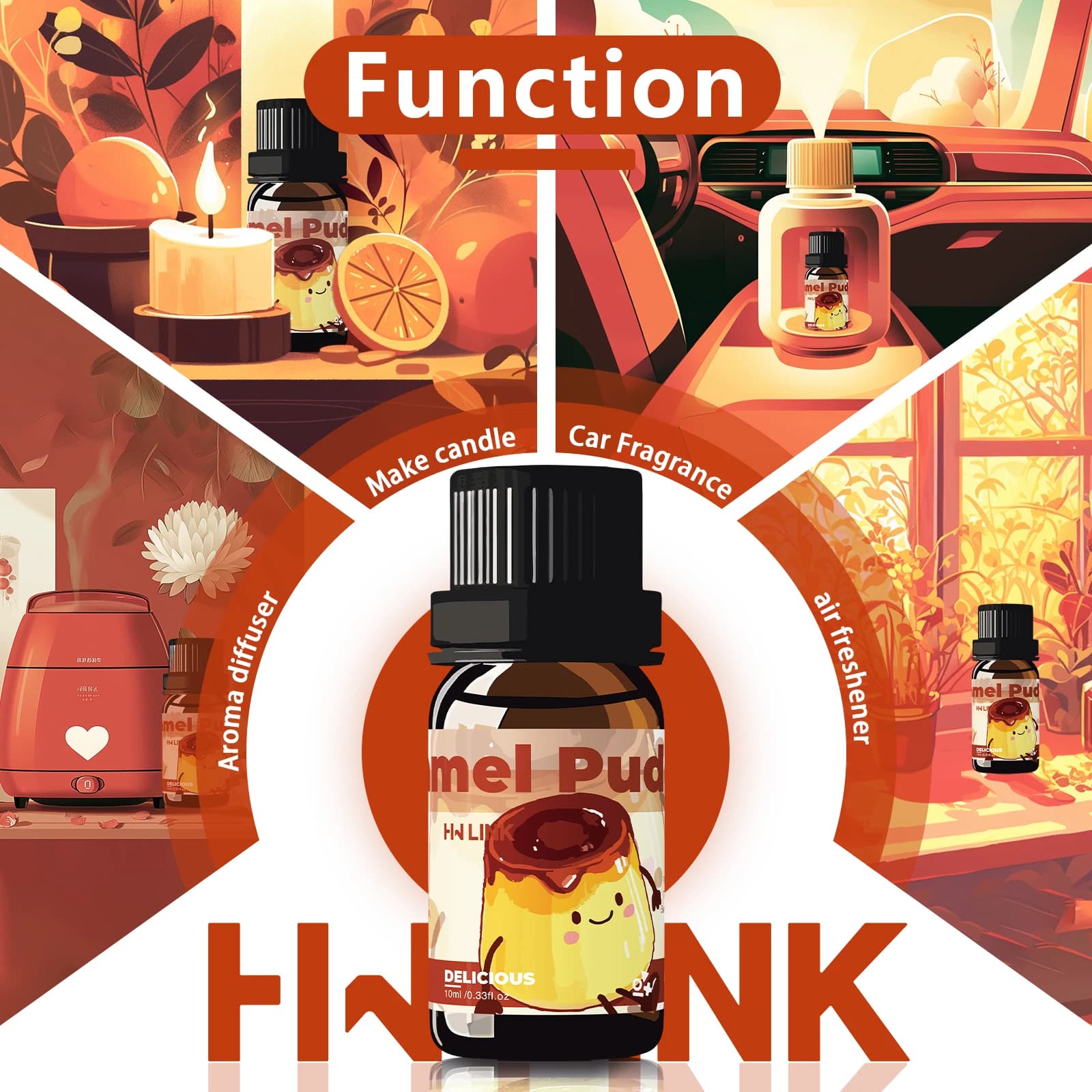 Caramel Pudding Fragrance Oil 10ml
