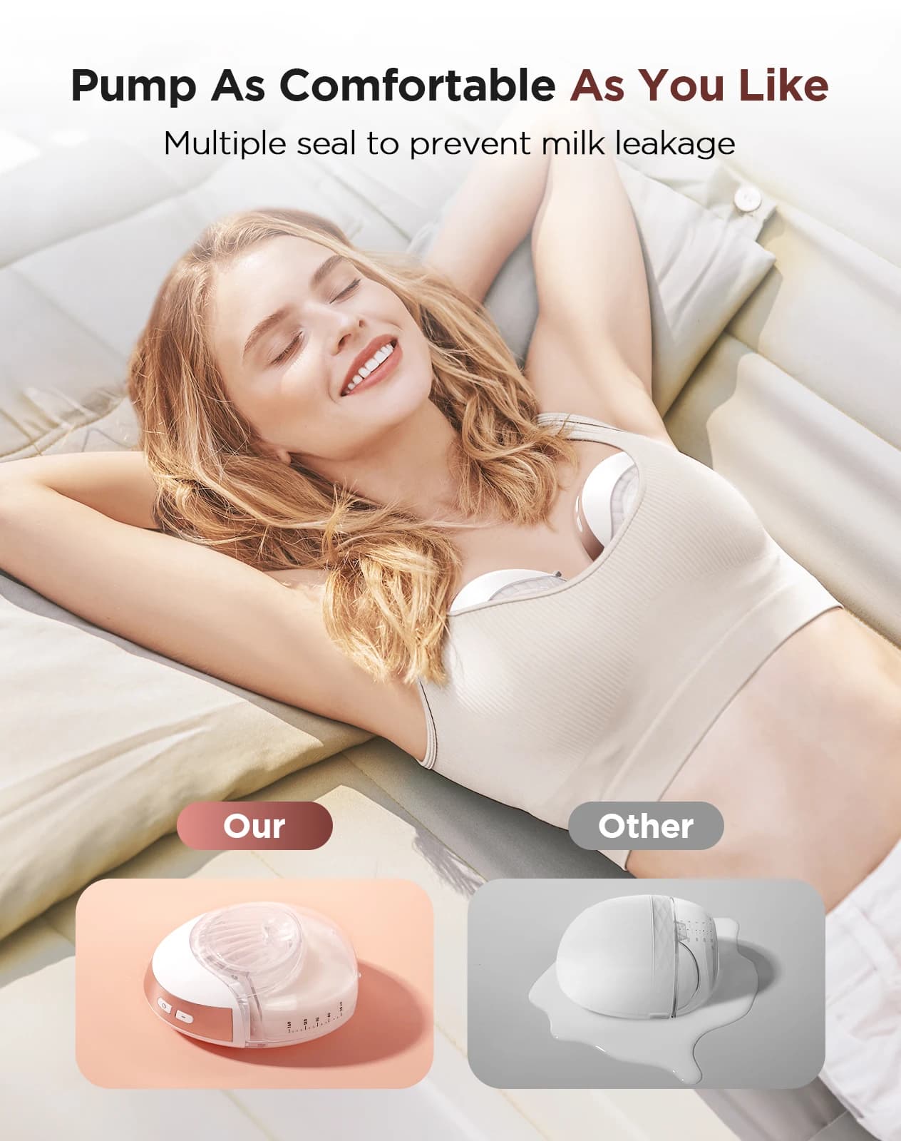 Electric Breast Pump with 3 Modes and 12 Levels