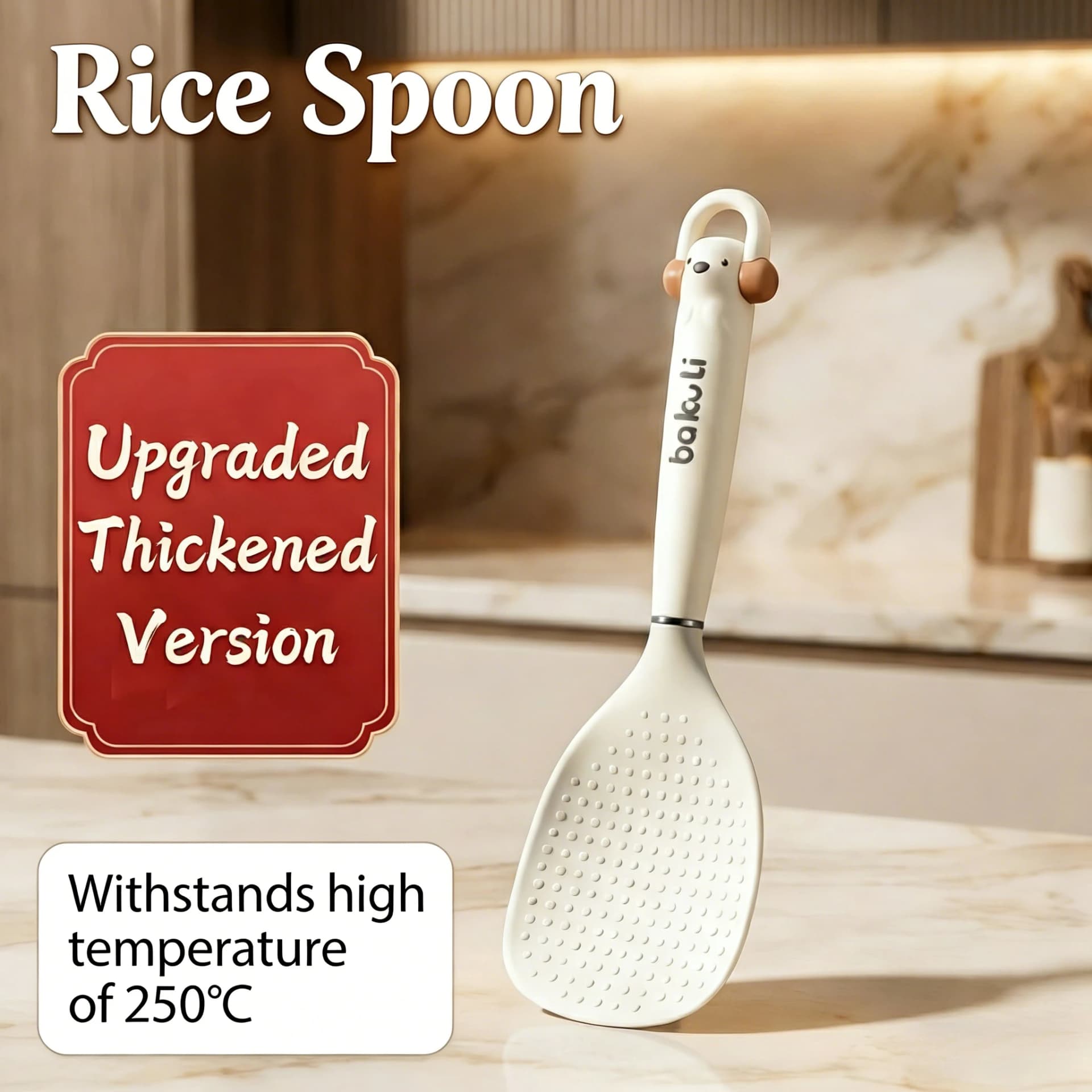 Non-Stick Silicone Cooking Spoon Set