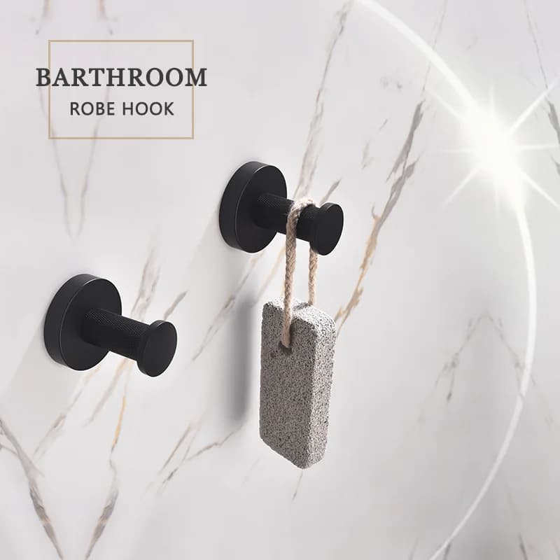 Bathroom Accessories Hardware Set Kit Towel Bar Wall Mount Toilet Paper Holder Hand Robe Hook Hanger Stainless Steel