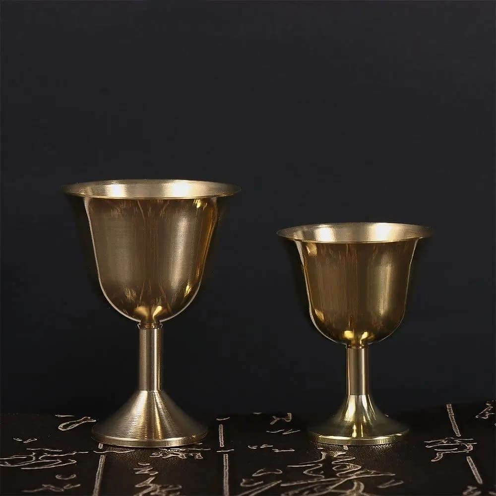 Brass Goblet Wine Chalice