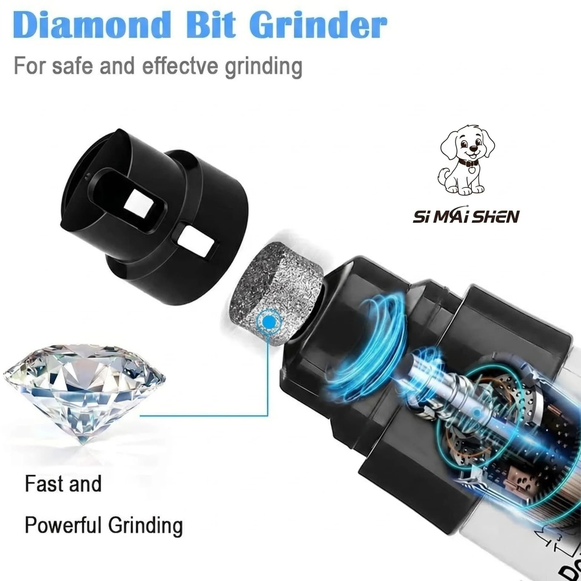 Quiet USB Rechargeable Dog Nail Grinder