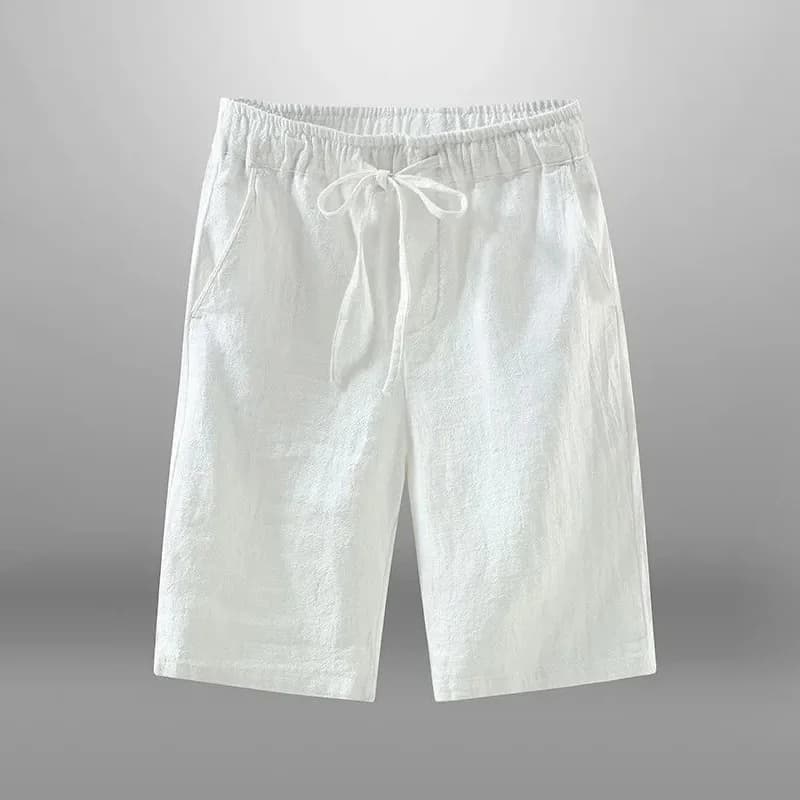 Men's Cotton Linen Casual Shorts
