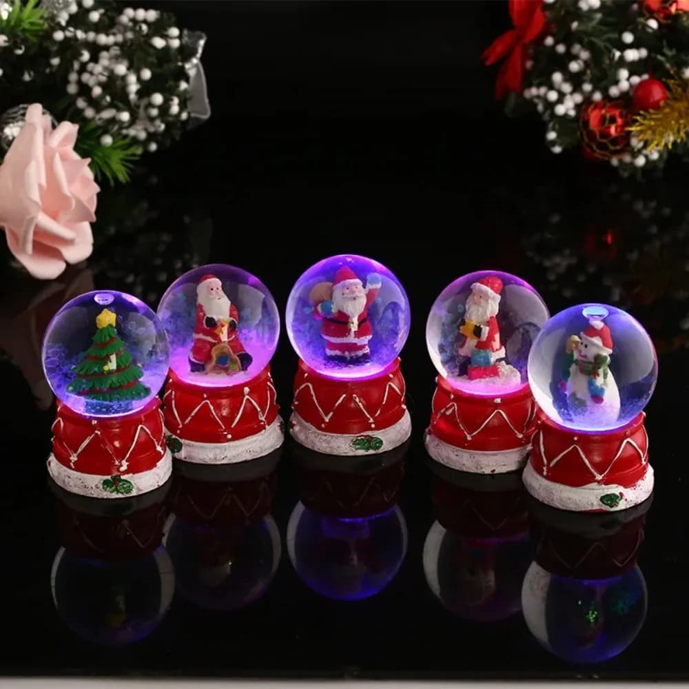 Luminous Crystal Ball Christmas Ornament