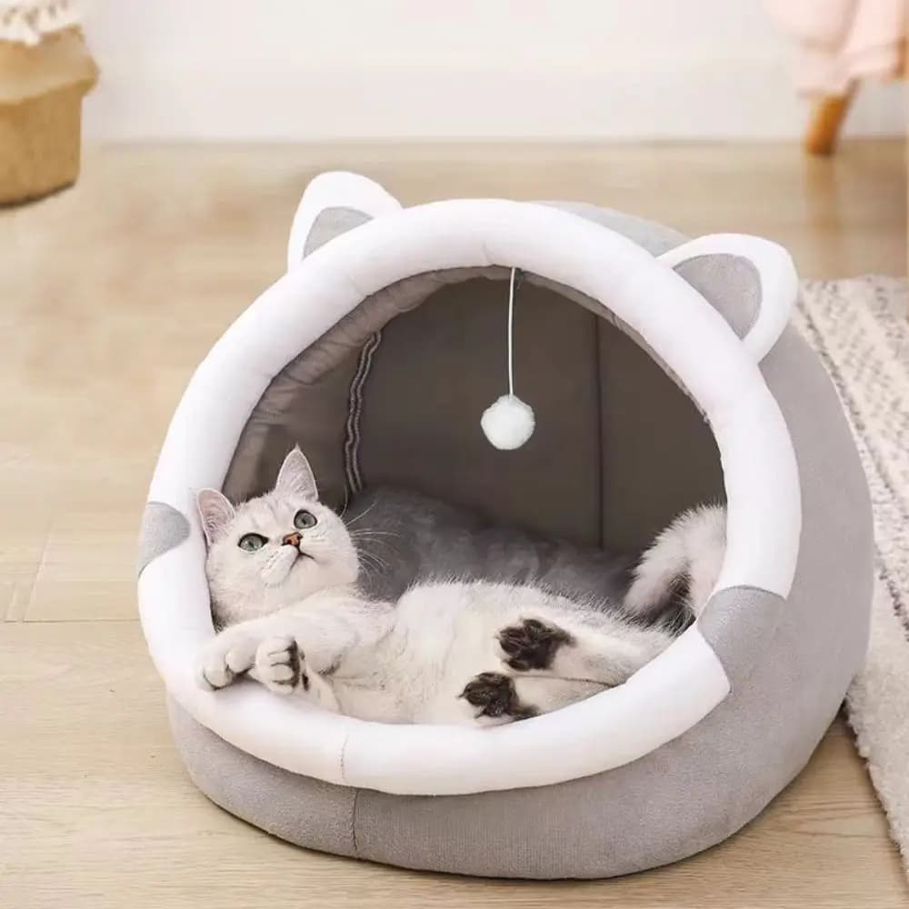 Semi-Enclosed Dome Pet Bed