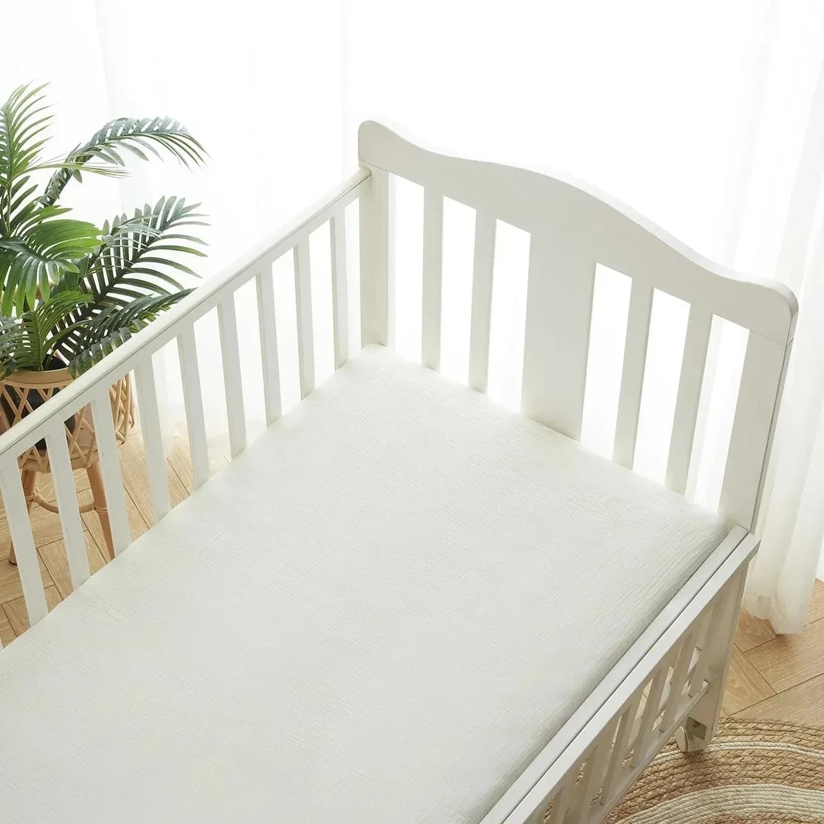 Cotton Fitted Crib Sheet