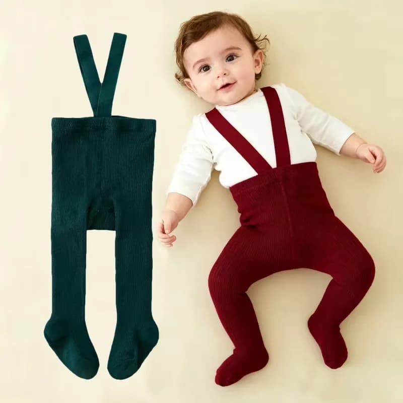 Baby Suspender Tights With Shoulder Straps