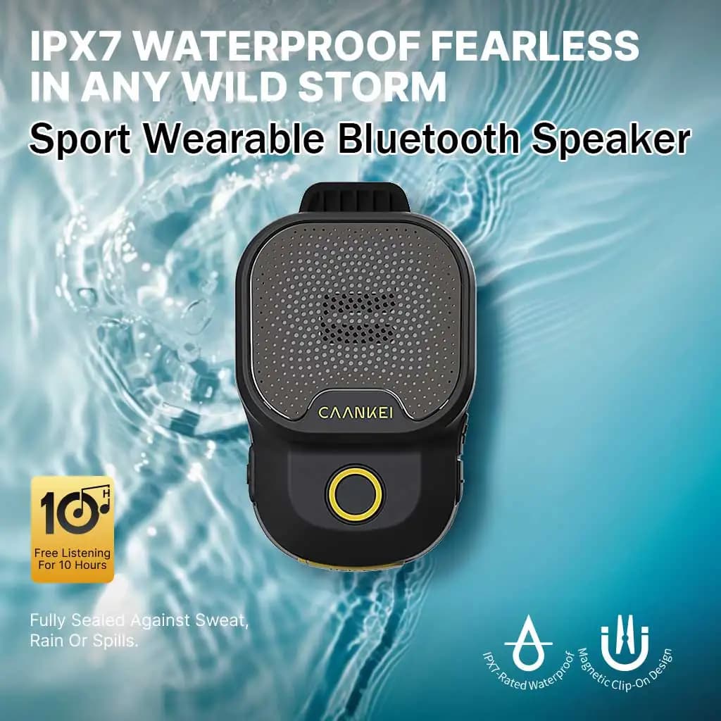 Waterproof Bluetooth Clip-On Speaker
