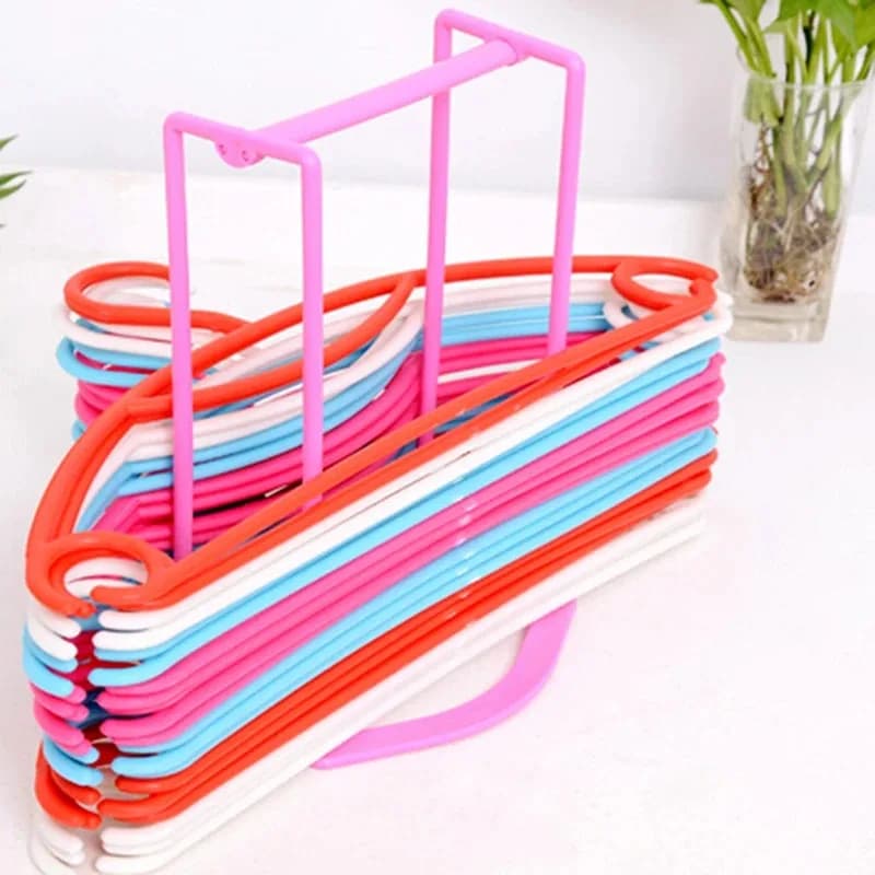 Plastic Hanger Organizer Storage Rack