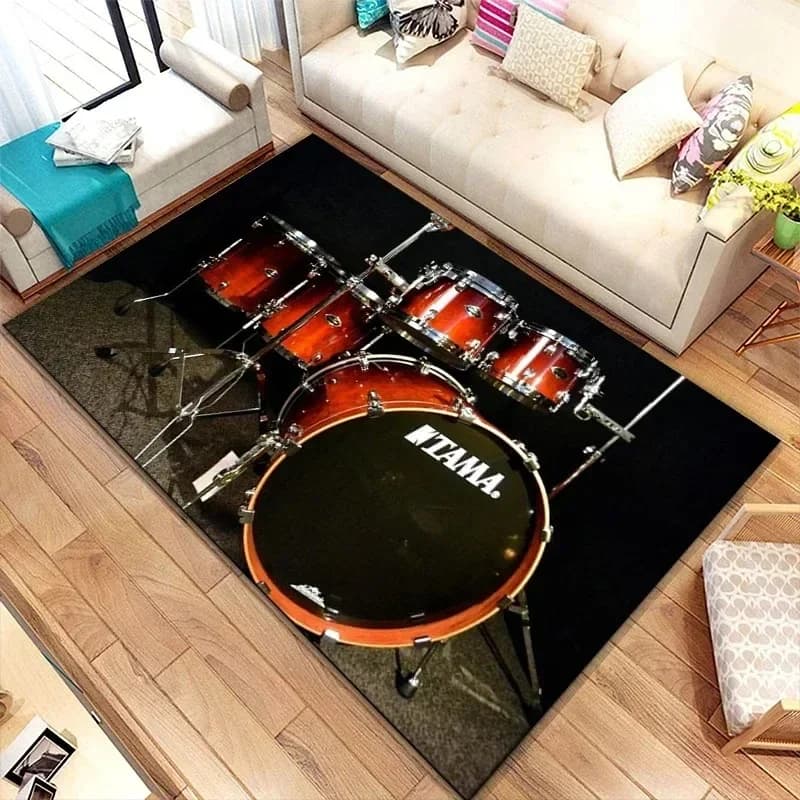Musical Rock Rug Non-Slip Area Mat
