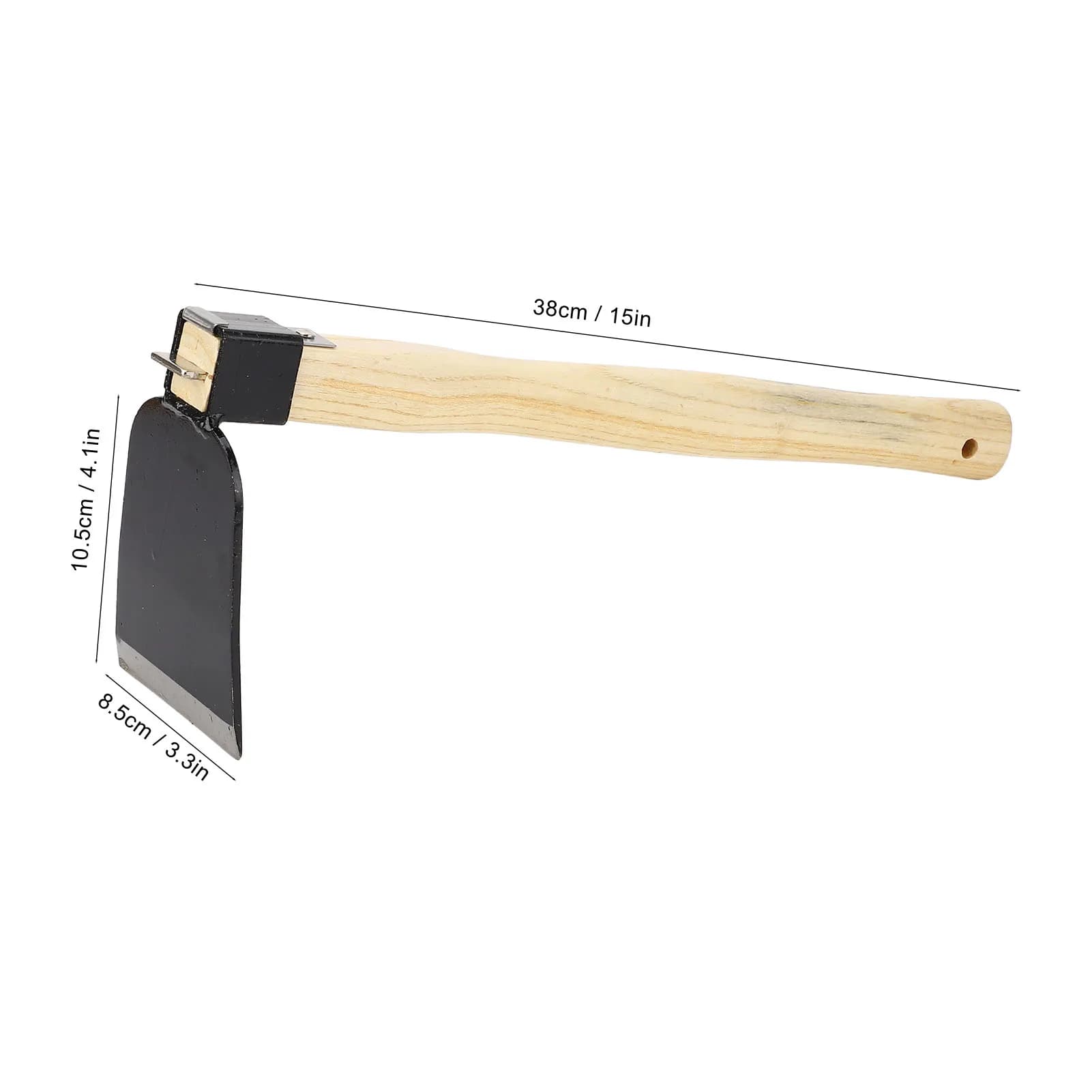 Ergonomic Garden Hand Hoe with Wooden Handle