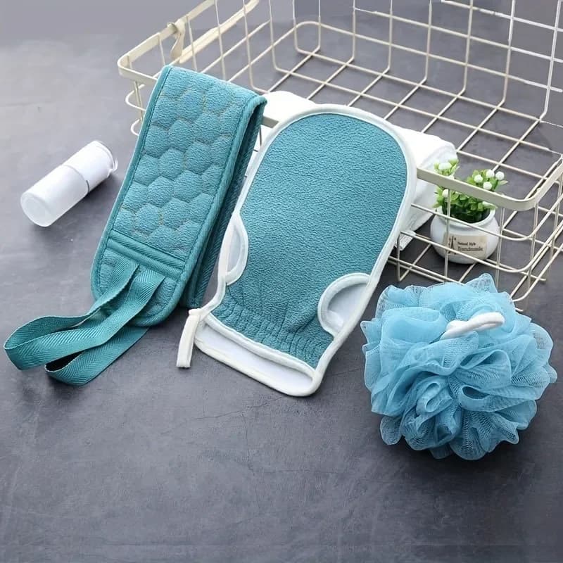 Thickened Bath Towel Three Piece Set