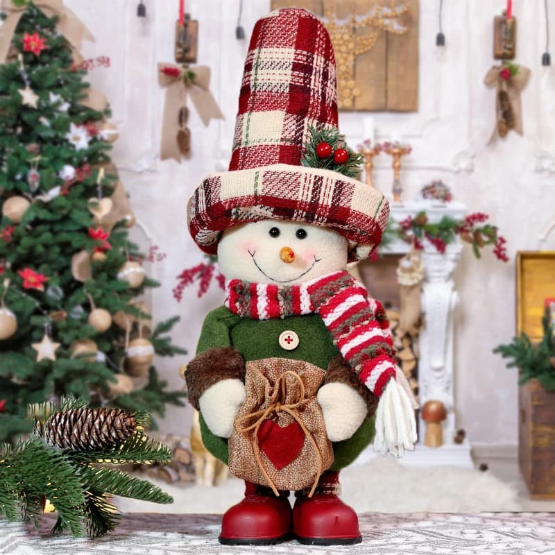 Nordic Style Miniature Snowman Christmas Ornament
