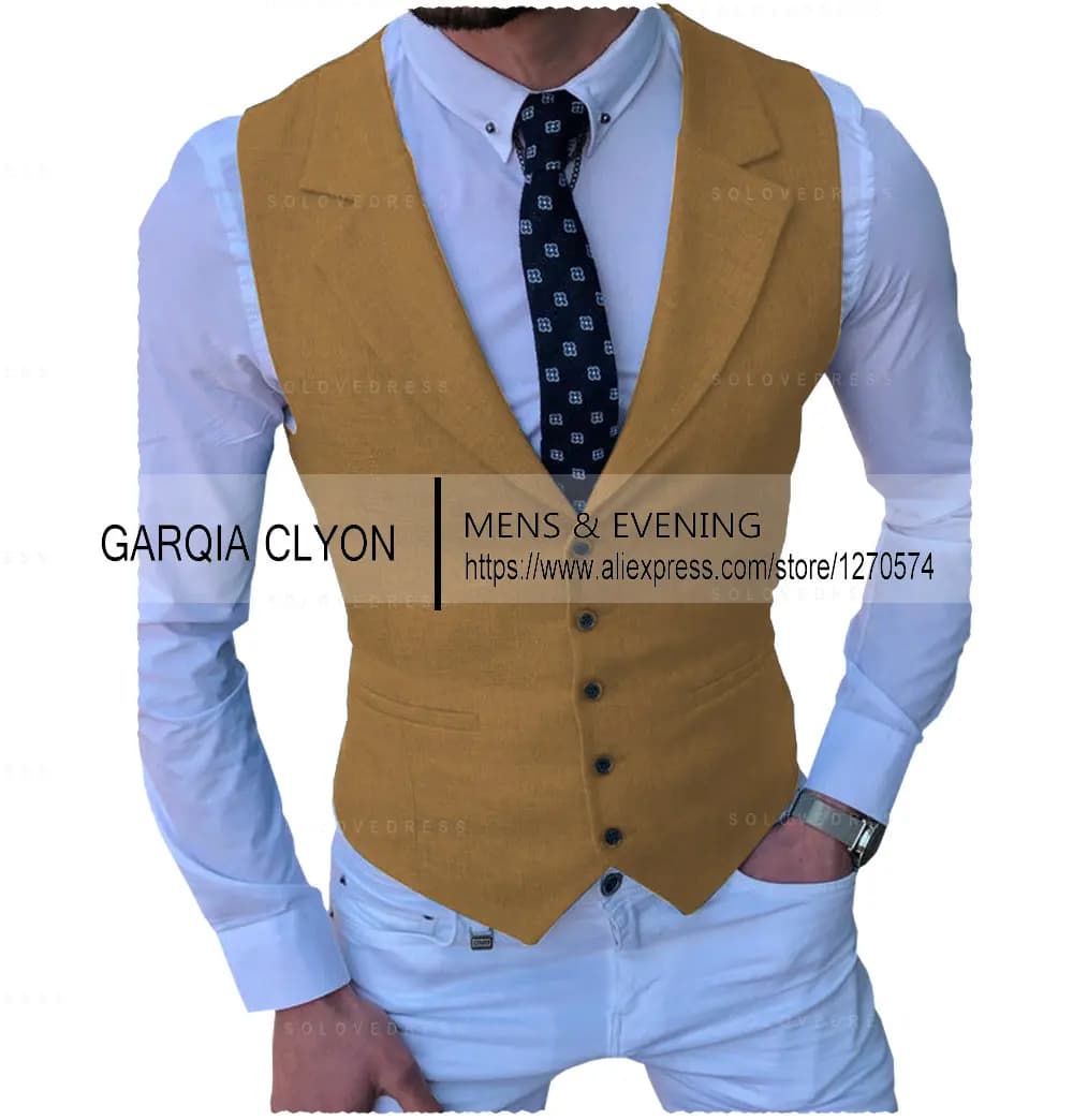 Men's Classic Single Breasted Vest Waistcoat