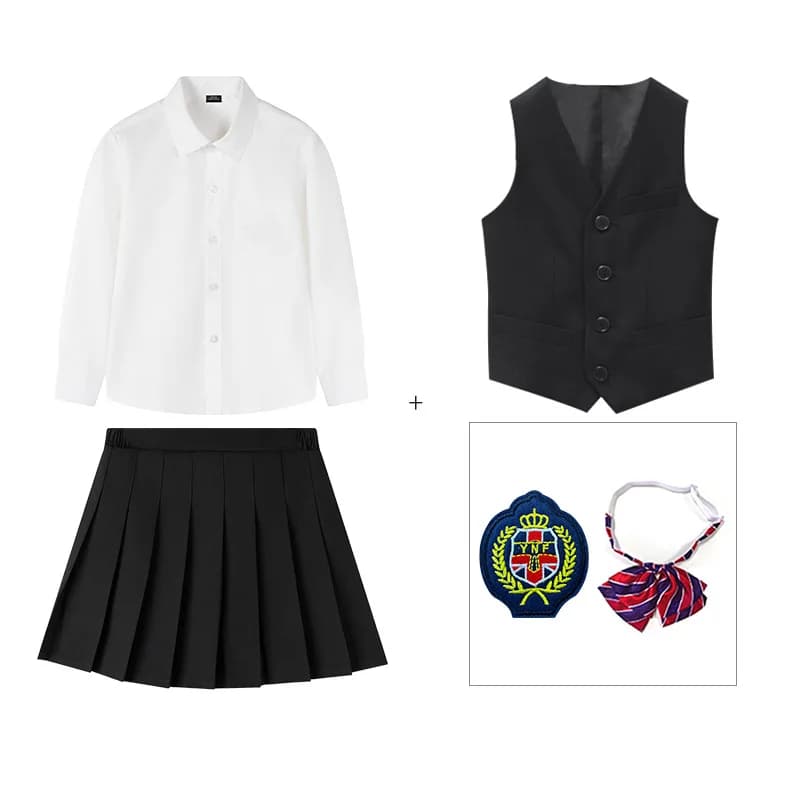 England Style School Uniform Spring Autumn Suit
