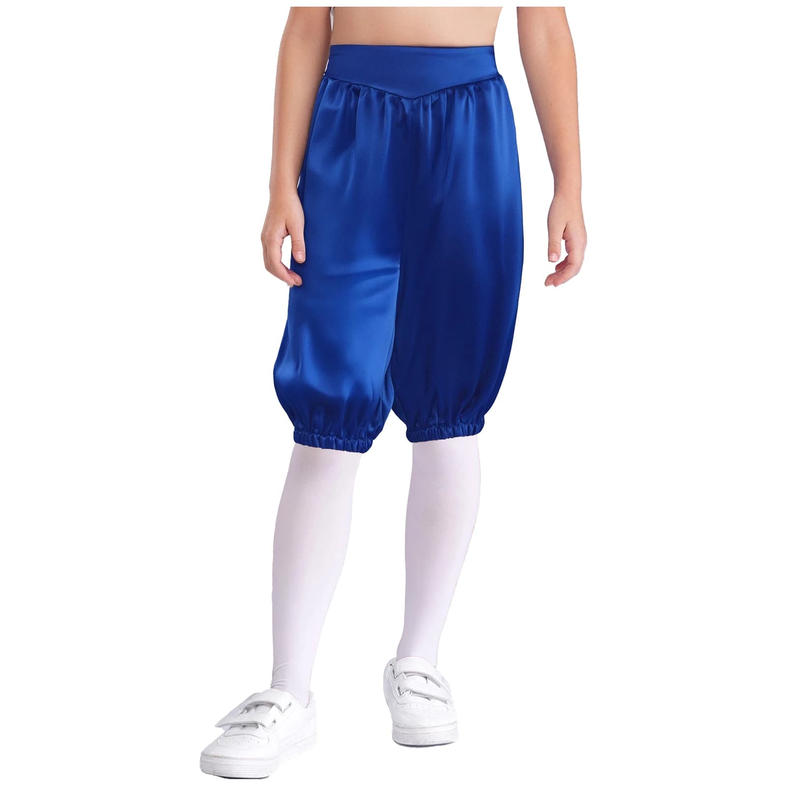 Kids Medieval Capri Pants High Waist Lantern Style