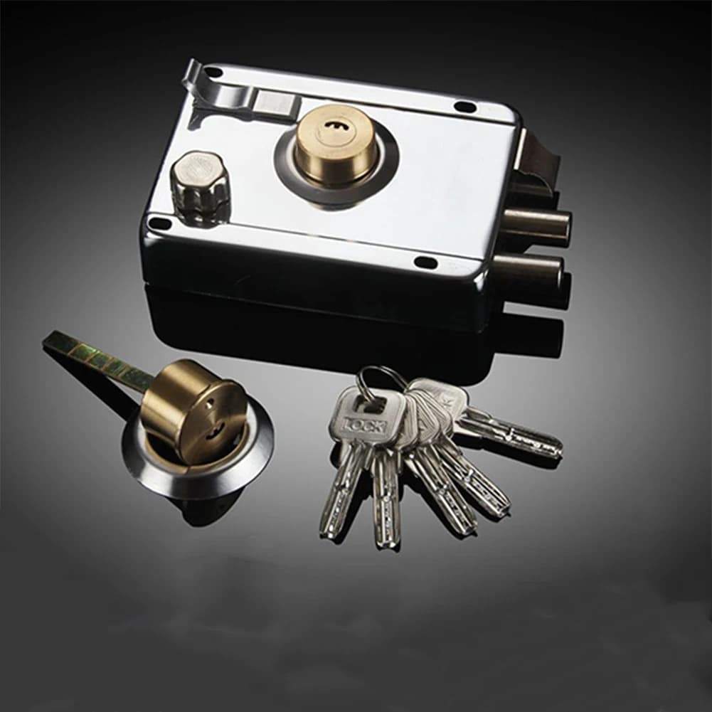 Stainless Steel Exterior Door Deadbolt Lock