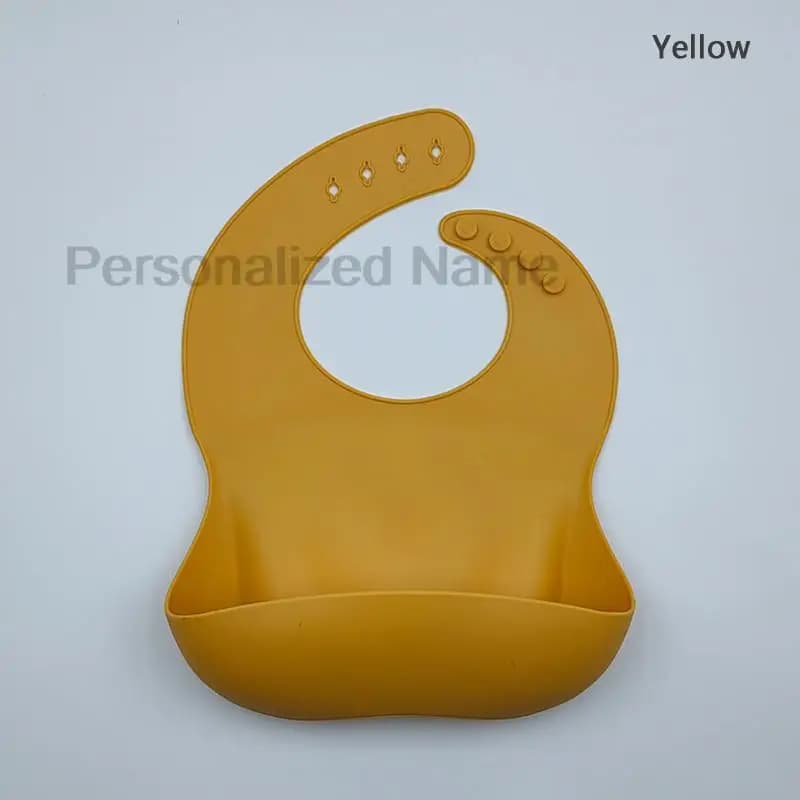 Silicone Baby Bib With Food Catcher Pocket