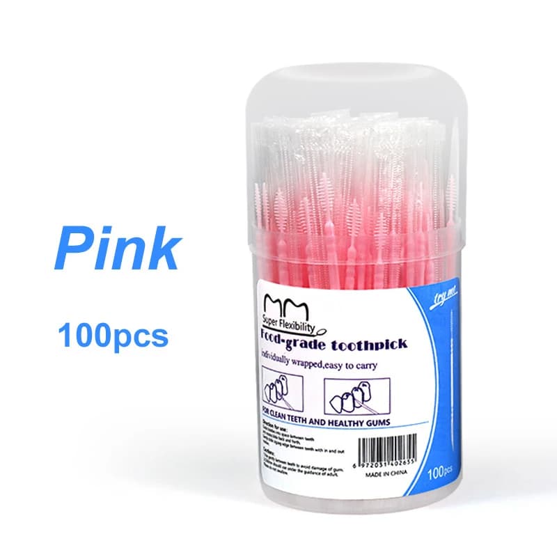Disposable Double-Ended Dental Floss Toothpicks