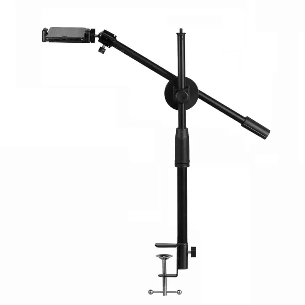 Horizontal Phone Tripod Stand with Articulated Arm