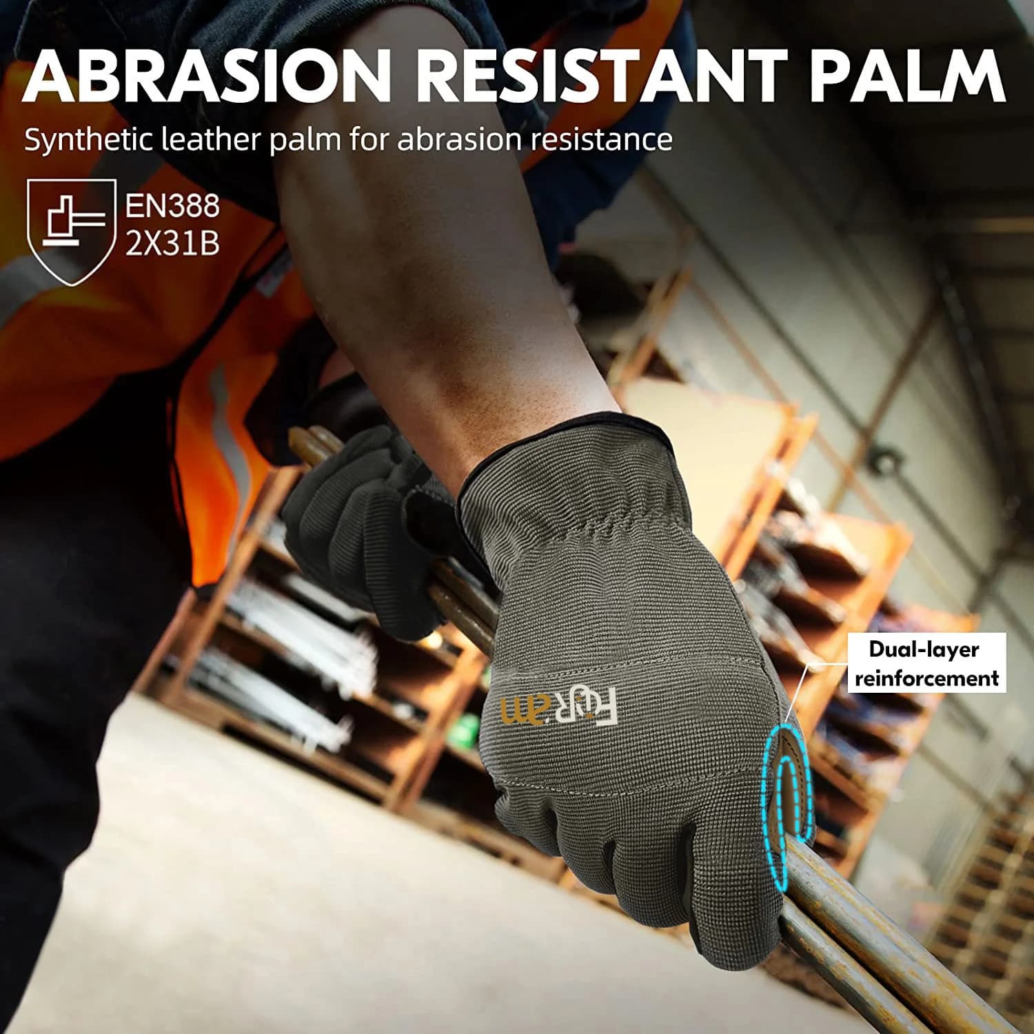 Work Gloves Multi-Purpose Touchscreen Breathable