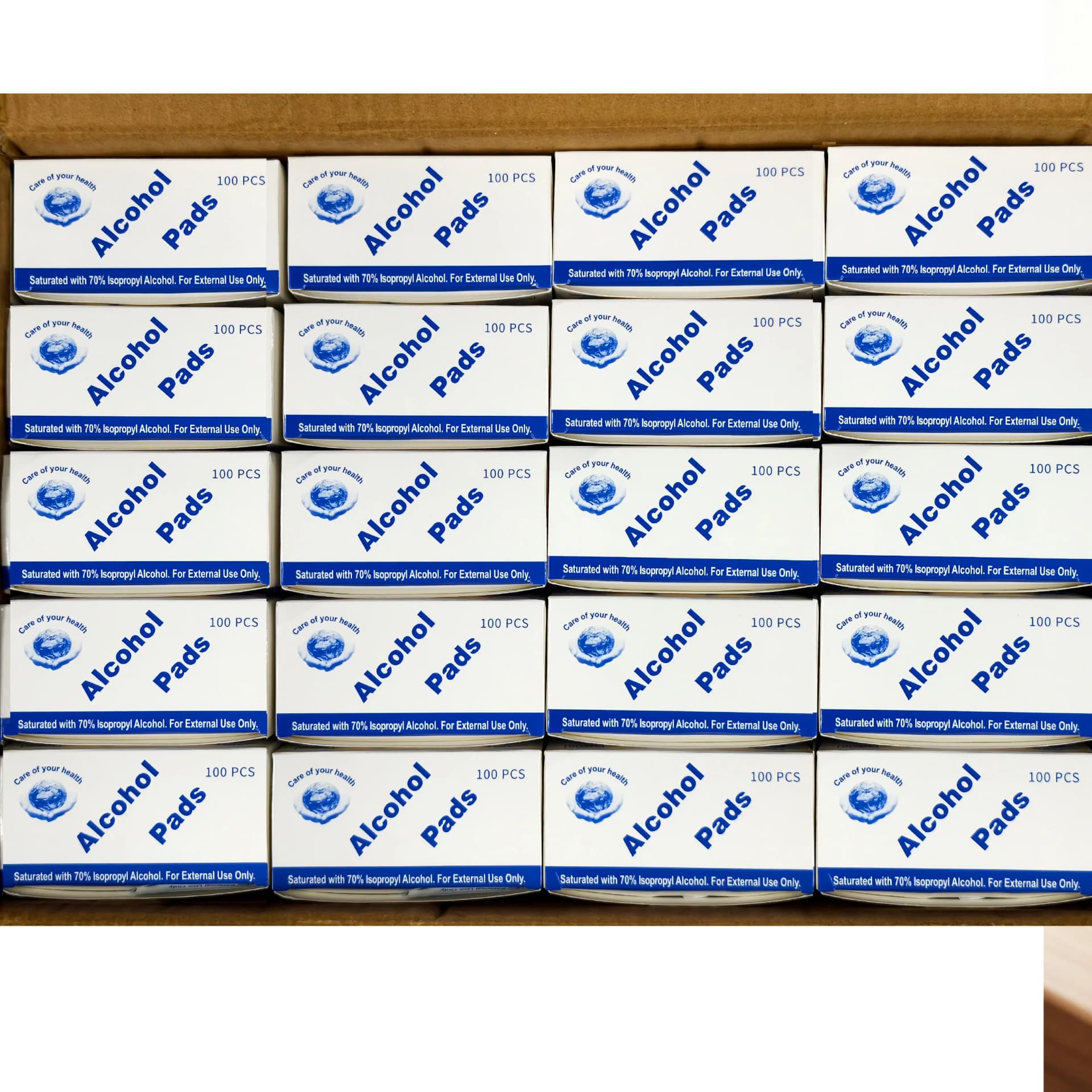 Isopropyl Alcohol Prep Pads 70% - 100 Count