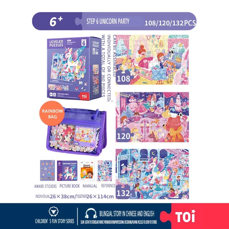 TOI Step 1–9 Leveled Progressive Puzzles