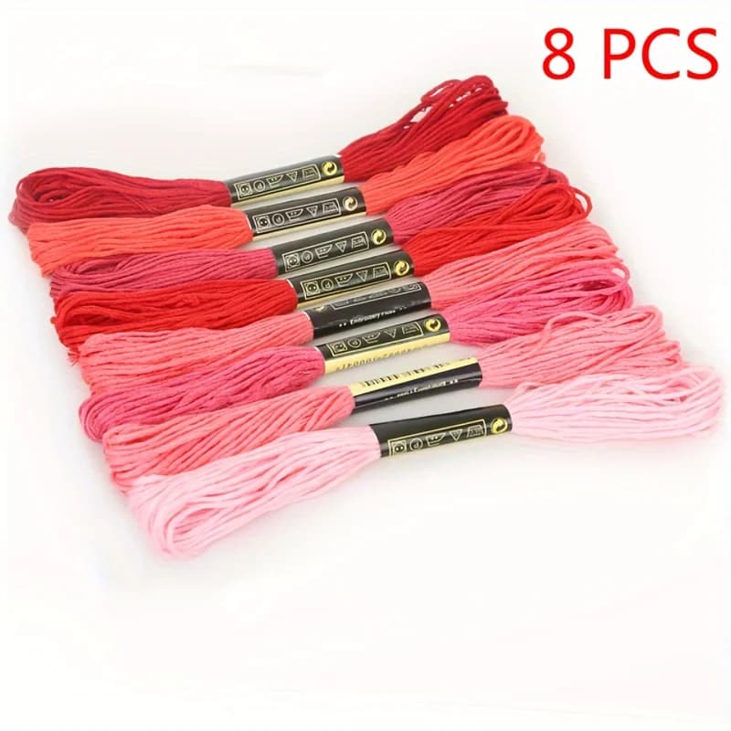 Multicolor DMC Cross Stitch Thread Skeins Kit
