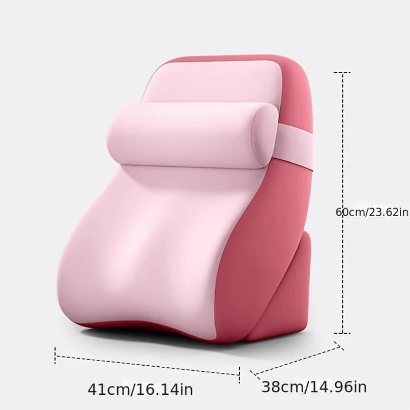 Large Memory Foam Reading Pillow with Adjustable Wedge