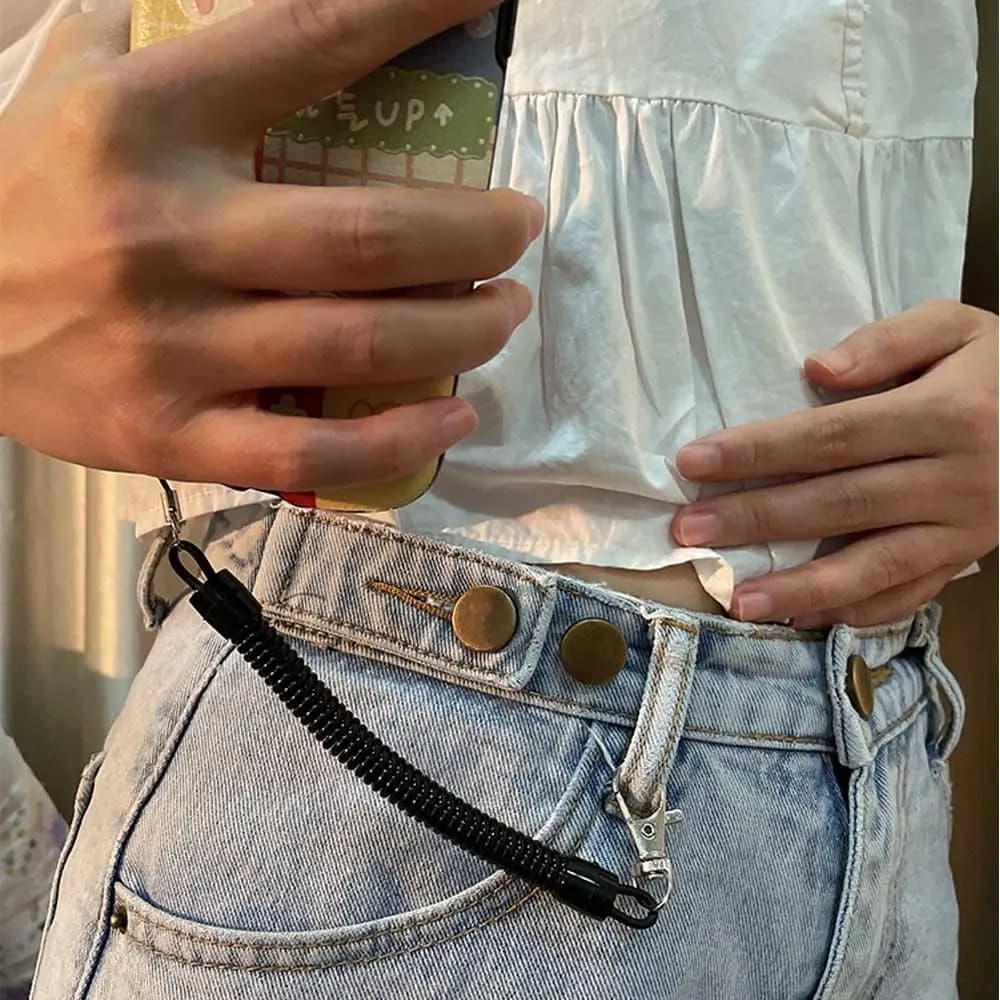 Mobile Phone Spiral Rope Lanyard