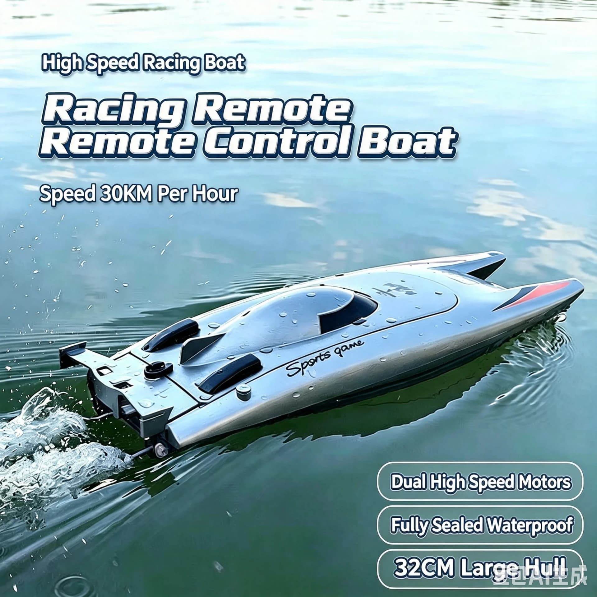 Dual Motor RC Speed Boat