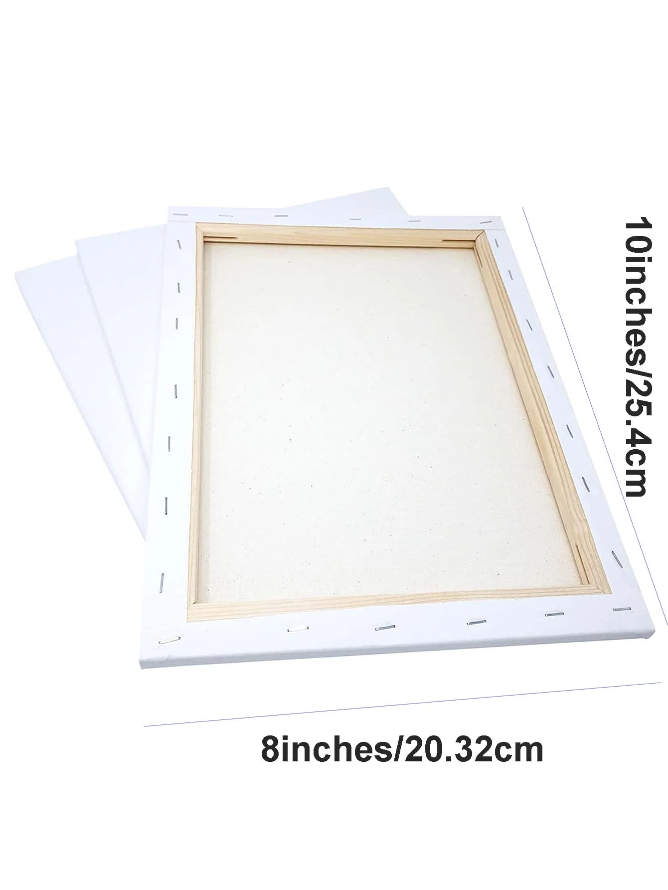 8x10 Inch Stretched Cotton Canvas Board