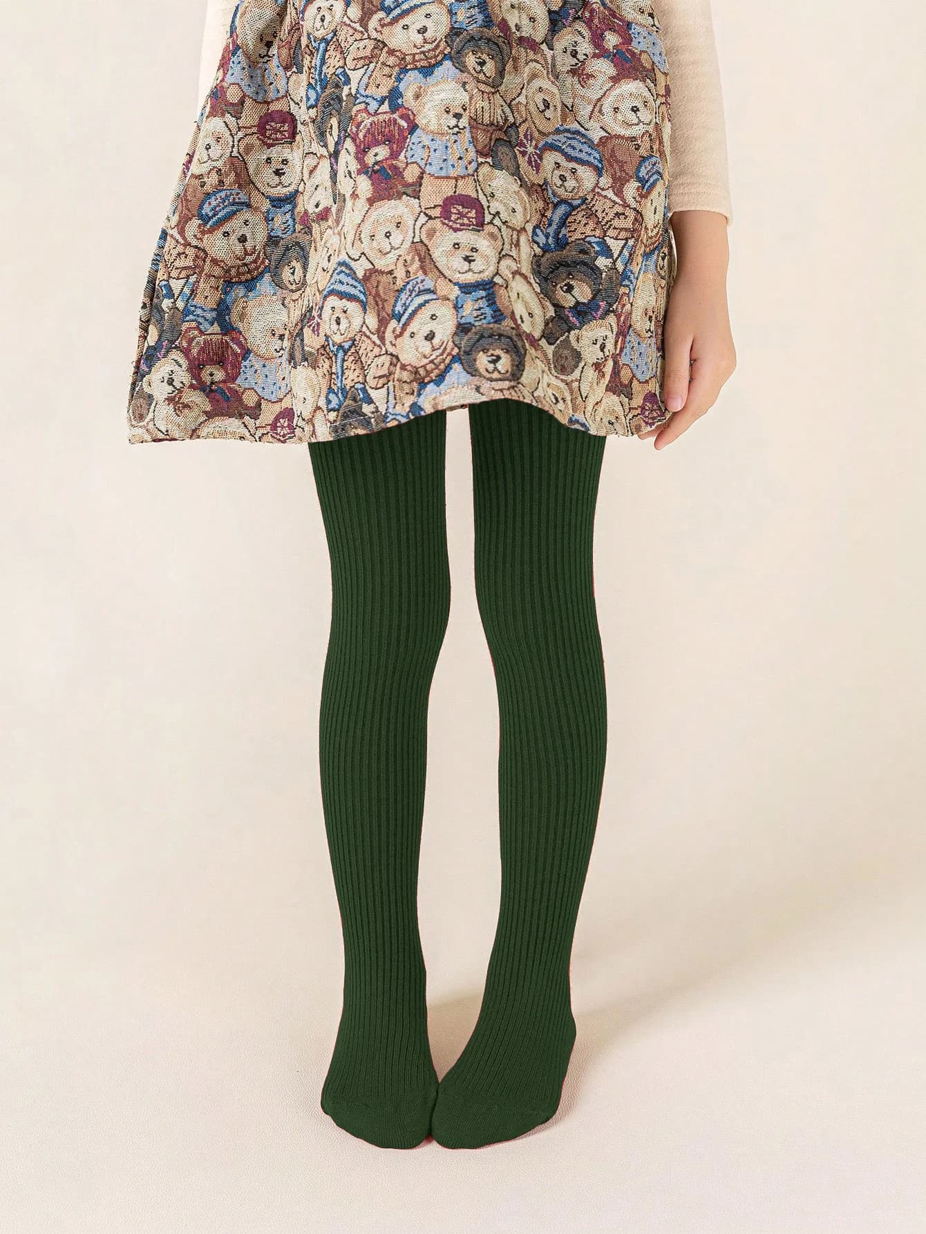 Girls Cotton Bowknot Tights