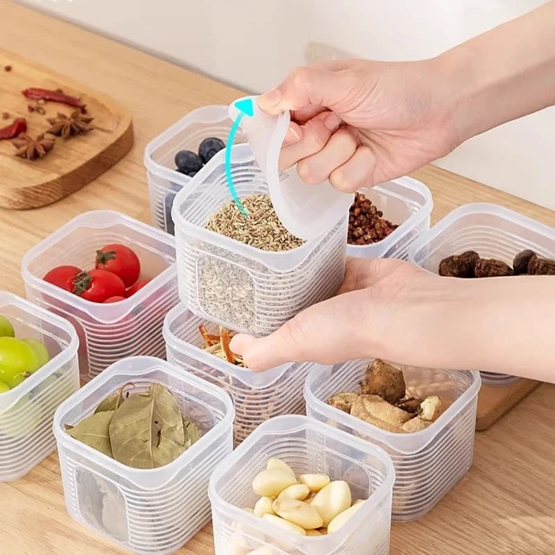 6-Compartment Food Storage Container with Lid