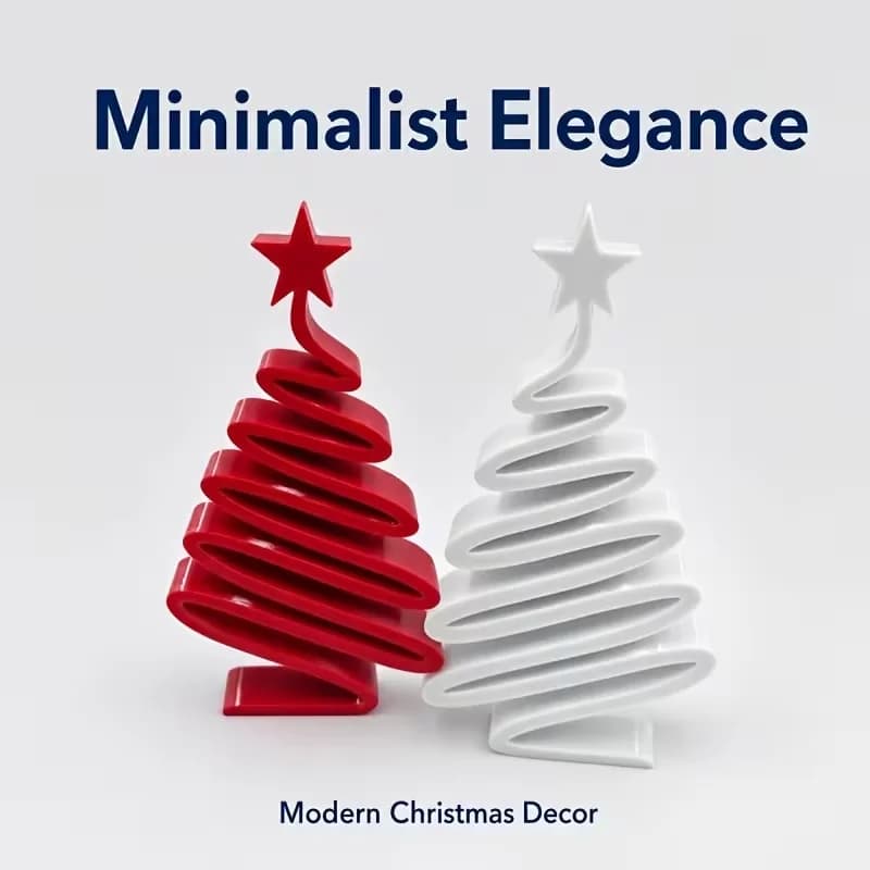 Minimalist Christmas Tree Desktop Ornament