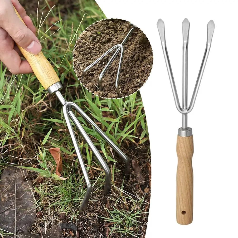 Garden Hand Tool Wide Shovel Hand Cultivator Rake Flowers Potted Household Plant Garden Tools for Digging Transplanting Weeding