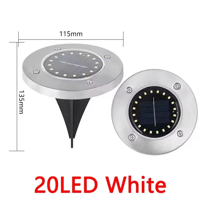 Solar Disk Lights Underground Lawn Garden