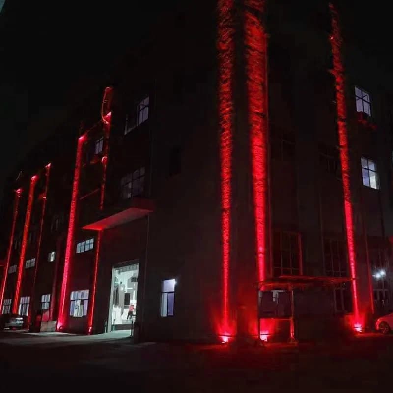 LED de pared para exteriores, iluminación de paisaje de 9W, 12W, 220V, rojo, verde, azul, RGB, IP66, impermeable, luces de un h