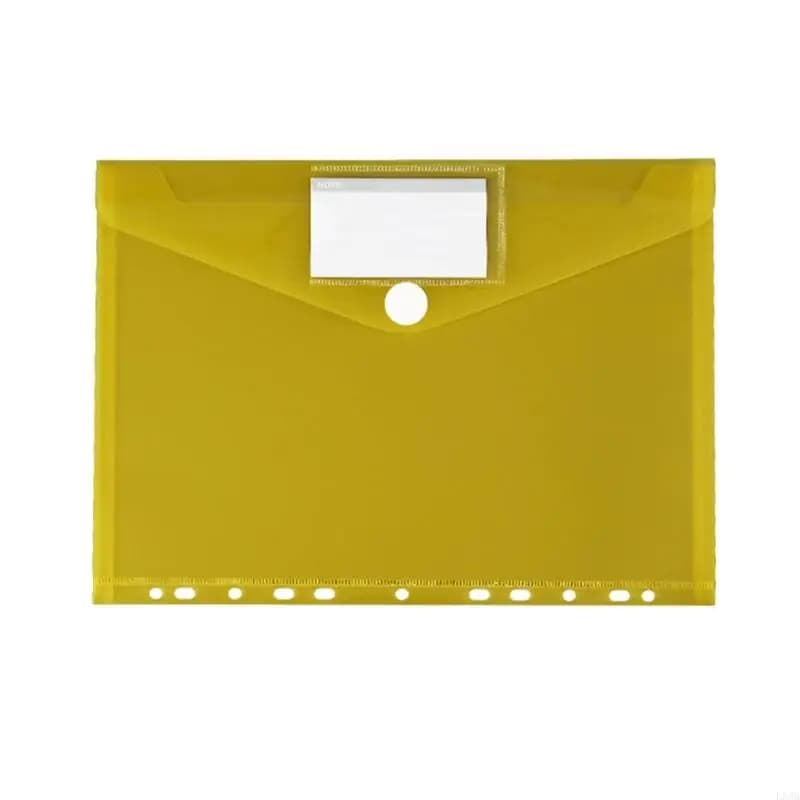11-Hole File Folder with Label Pocket