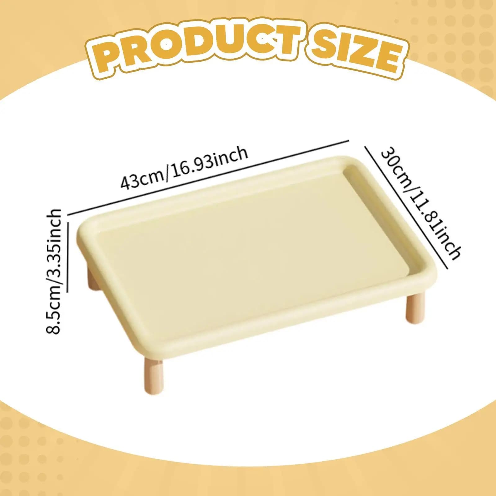 Raised Wood Pet Feeder Stand
